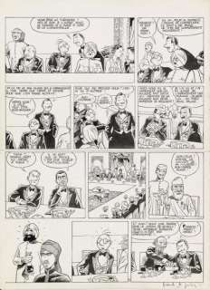 Le Gall, Franck | THEODORE POUSSIN Planche originale n° 31 à l’encre de Chine | Cornette de St Cyr