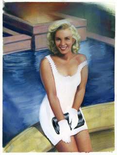 Steve Rude | Marilyn Monroe Sitting on a Fountain | Steve Rude