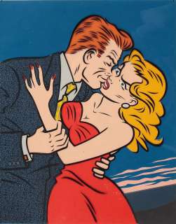 Minus (Walter) | Le Baiser forcé, illustration collages et trames … | Millon