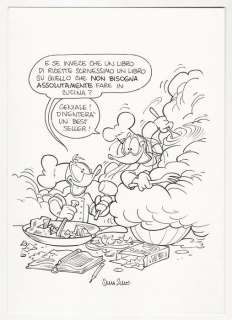 Silvia Ziche | Topolino # 2884 - Silvia Ziche - illustrazione originale "Che aria tira a... Paperopoli" - Exemplaire unique - (2011) | Catawiki