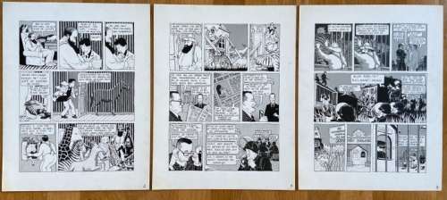 Denis, Jean-Claude | Denis, Jean-Claude - 3x Planche originale - Cours tout nu - (1982) | Catawiki