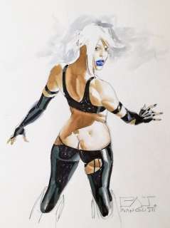 Patrizio Evangelisti | Pin Up - Patrizio Evangelisti - Original Sexy Girl Signed - Page volante | Catawiki