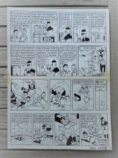 Willy Vandersteen + Studio Vandersteen | Suske en Wiske - Originele pagina (p.8) - De witte uil - Page volante - (1972) | Catawiki