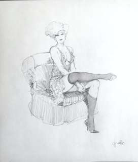 Leone Frollo | Pin Up - Leone Frollo - Studio originale - Page volante | Catawiki
