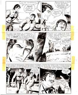 Gallieno Ferri | Zagor Zenith n. 327 - G. Ferri - Tavola Originale "Il demone della follia" - Page volante - Exemplaire unique - (1992) | Catawiki
