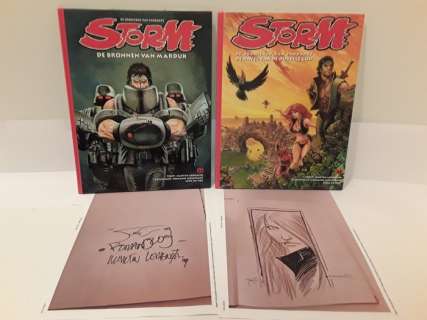 Romano Molenaar | Storm - De Bronnen van Marduk - De navel van de Dubbele God - Cartonné - EO - (2007/2009) | Catawiki