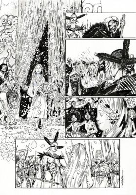 R.M. Guera | “The Goddamned: the Virgin Brides” #01 – tav.05 | Cart Gallery