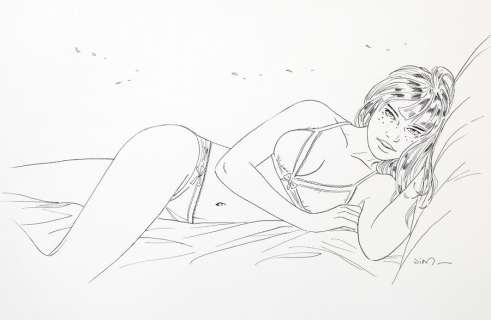 Jim | Une nuit Ã  Rome, illustration Ã  l’encre de C… | Millon