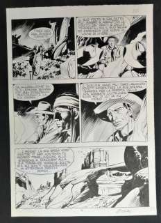 Giovanni Ticci | Tex n. 387 - G. Ticci - Tavola Originale "Tempo di Uccidere" - Page volante - Exemplaire unique - (1993) | Catawiki