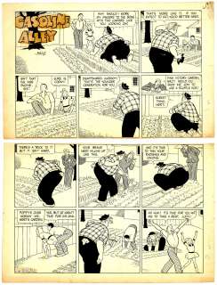 Frank King | King - Gasoline Alley Sunday Page 5/28/1944 | Russ Cochran