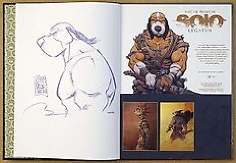 Oscar Martin - Solo - Tirage de luxe "Solo 04 Legatus" + 3 ex-libris + dédicace - Cartonné - EO (2019)