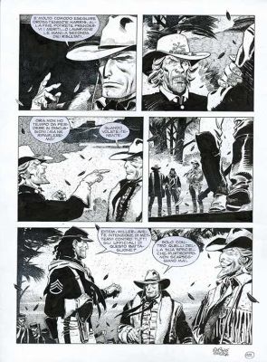 Enrique Breccia | “Tex Speciale – Capitan Jack” #31 – tavola 122 | Cart Gallery