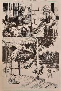 Guera Rm | Scalped - Illustration originale de la planche 3 du Comics "Scalped", Issue 9 "Casino Boogie" - (2007) | Catawiki