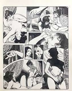 Leone Frollo - Leone Frollo - Tavola originale "La Belle Eplorée - Et autres histoires" - Pagina 2 - Page volante - Exemplaire unique