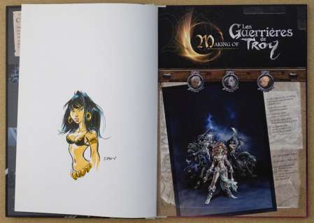 Dany | Dany - Tirage de Luxe "Les Guerrières de Troy T.1 Yquem Le généreux" Dédicacé - Cartonné - EO (2010) | Catawiki