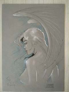 Giuseppe de Luca | G. De Luca - Illustrazione originale fantasy - Page volante - Exemplaire unique - (2014) | Catawiki