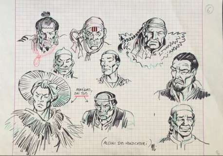 Magnus | Magnus - Studio originale per Tex - Page volante | Catawiki