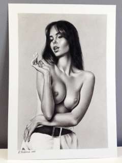 Ovsyanko Juliana | It’s all OK? - Original PinUp Erotic Art Dry Brush Oil Illustration 42x29,5 cm. (A3) Signed | Catawiki