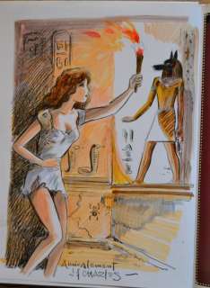 Charles, Jean-François | Charles, Jean-François - Dessin original couleur - Fox T2 - Le Miroir de vérité - C - EO - (1992) | Catawiki