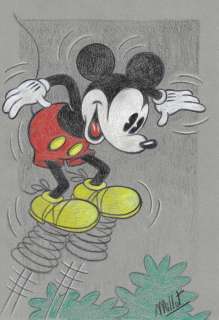 Millet | Classic Mickey Mouse - Millet - Original Drawing - EO | Catawiki