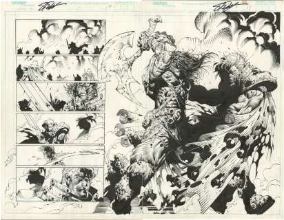 SOUL SAGA Issue #5 Double Page Splash | ComicConnect