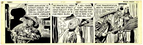 George Wunder | Wunder - TERRY AND THE PIRATES (1/8/1954) | Russ Cochran