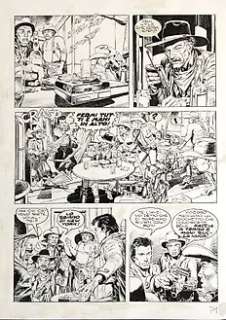 Aldo Capitanio - Nick Raider - Aldo Capitanio - tavola originale