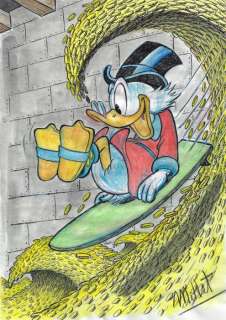 Millet | Scrooge McDuck - Millet - Original Drawing | Catawiki