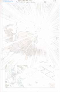 Geraldo Borges - red hood and the outlaws #35 page 6 - red hood and arsenal pencil art