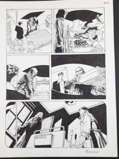 Bruno Brindisi | Dylan Dog n. 338 - Bruno Brindisi - Tavola Originale n. 100 "Mai piÃ¹, Ispettore Bloch" + Prova di stampa - Firmata - Page volante - Exemplaire unique - (2014) | Catawiki