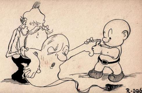 Dulieu, Jean | Dulieu, Jean - 2 Originele stroken (1165 en 1166)- Paulus de Boskabouter - (1949/1950) | Catawiki