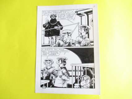 Magnus | Alan Ford n. 22 - pag. 58 "La Paura fa Spavento" Magnus Original Art - (1971) | Catawiki