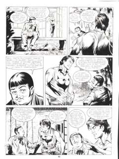 Mauro Laurenti | Zagor n. 367 - 3x M.Laurenti - Tavola Originale "La laguna dei morti viventi" - Page volante - Exemplaire unique - (1999) | Catawiki