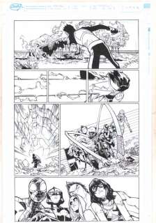 Humberto Ramos, Victor Olazaba - champions #12 p. 5 - spider-man (miles morales), hulk (amadeus cho), viv vision, nova (sam alexander), ms. Marvel (kamala khan), & cyclops (scott summers) - 2017