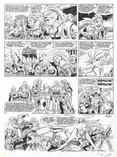 Paape - Luc Orient, planches n°28 et 29 Ã  l‘encre de…