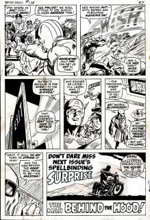 Dick Ayers, Gene Colan - captain america #130 p 20 (captain america, the hood, batroc, whirlwind, porcupine! ) 1970