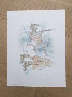 Royo, Luã­s | Luis Royo - Original color drawing - SB-434 - Size: 23 x 27 cm. | Catawiki