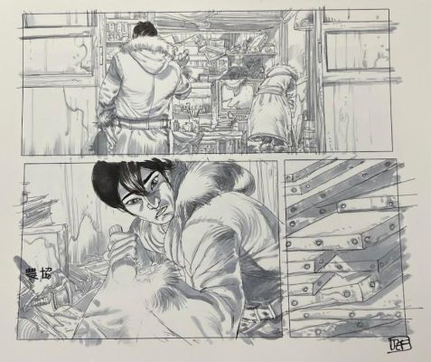 ORIGINAL POUR "NEIGE DE SANG" PAR JEF - P. 44 | Pulp’s