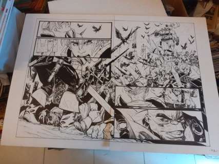 Marco Itri | Dragonero - Marco Itri - nn.2 tavole originali inedite anteprima assoluta - Page volante - (2021) | Catawiki