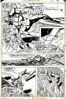 Bob Lubbers, Ricardo Villamonte - human fly #16 p 30 semi-splash (human fly saves boy as they both go over niagara falls! ) 1978
