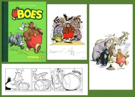 Wil Raymakers, Thijs Wilms | Boes - Luxe editie Boes Integraal deel 6 - Genummerd 53/80 - Met originele strook + ex-libris - Cartonné - EO (2018) | Catawiki