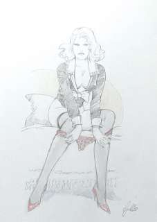 Leone Frollo | Pin Up - Leone Frollo - illustrazione originale - Page volante | Catawiki