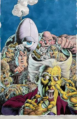 Bernie Wrightson | Captain Sternn #5 Painted Cover | Thornbush Art