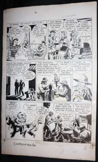 Vernon Greene - shadow comics #12 p. 10 - la - shadow vs. Prison guards - 1941