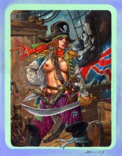 Simon Bisley Famous Women #13 Original Art - Mary Read | Reed Comics
