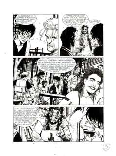 Roberto de Angelis | Nathan Never n. 122 - Roberto De Angelis 3x Tavola Originale "Segnali dallo spazio" - Page volante - Exemplaire unique - (2001) | Catawiki