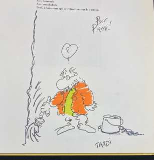 Tardi / Pennac | Tardi - Rare dédicace couleurs - La débauche - Cartonné - (2000) | Catawiki