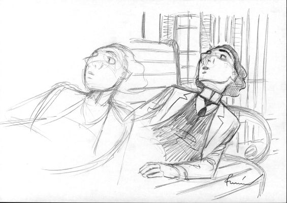 DESSIN ORIGINAL POUR COMME PAR HASARD PAR CYRIL BONIN - ILLUSTRATION N°3 | Pulp’s
