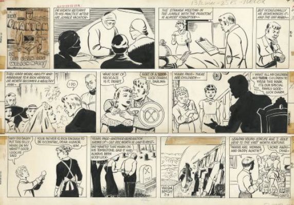 Wilson McCoy | The Phantom, sunday page du 08 février 1959 | Galerie 9ème Art
