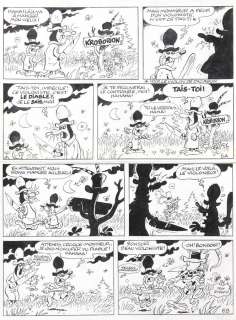 Macherot | Sibylline, planche n°6 Ã  l’encre de Chine de… | Millon